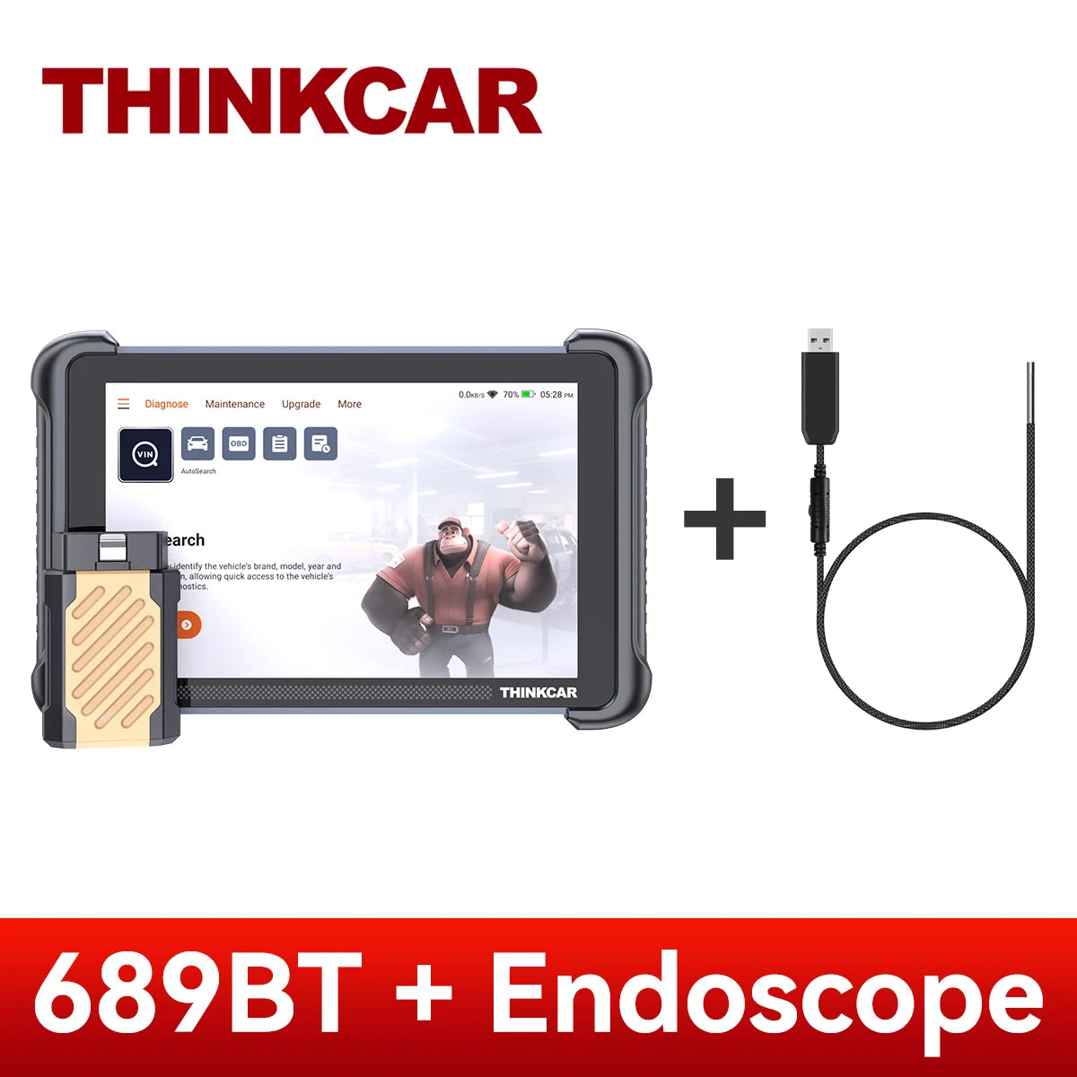 Thinkcar Thinkscan 689BT Key Programming Diagnostic OBD2 CANFD DOIP
