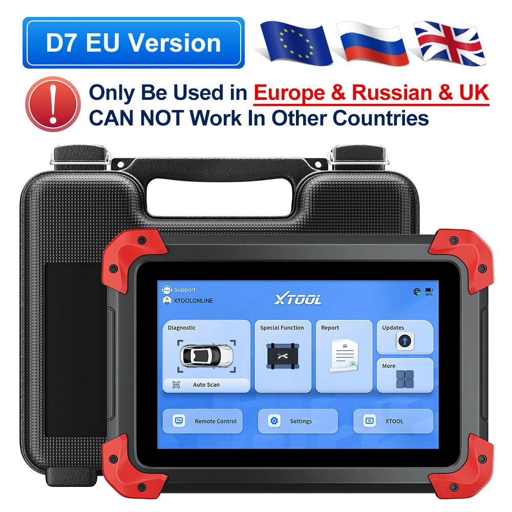 XTOOL D7 All System Car Diagnostic Tools Bidirectional Scanner