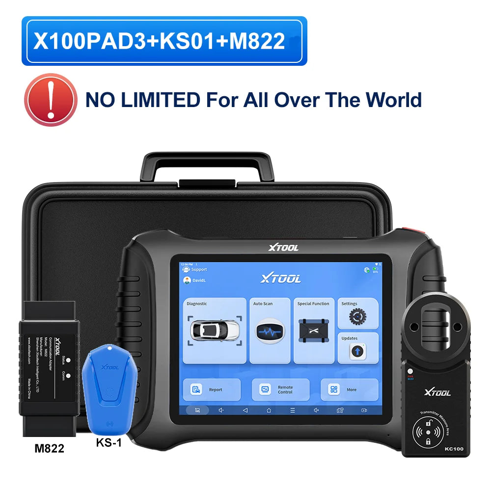 XTOOL X100 PAD3 Elite IMMO Key Programmer KC100 All Keys