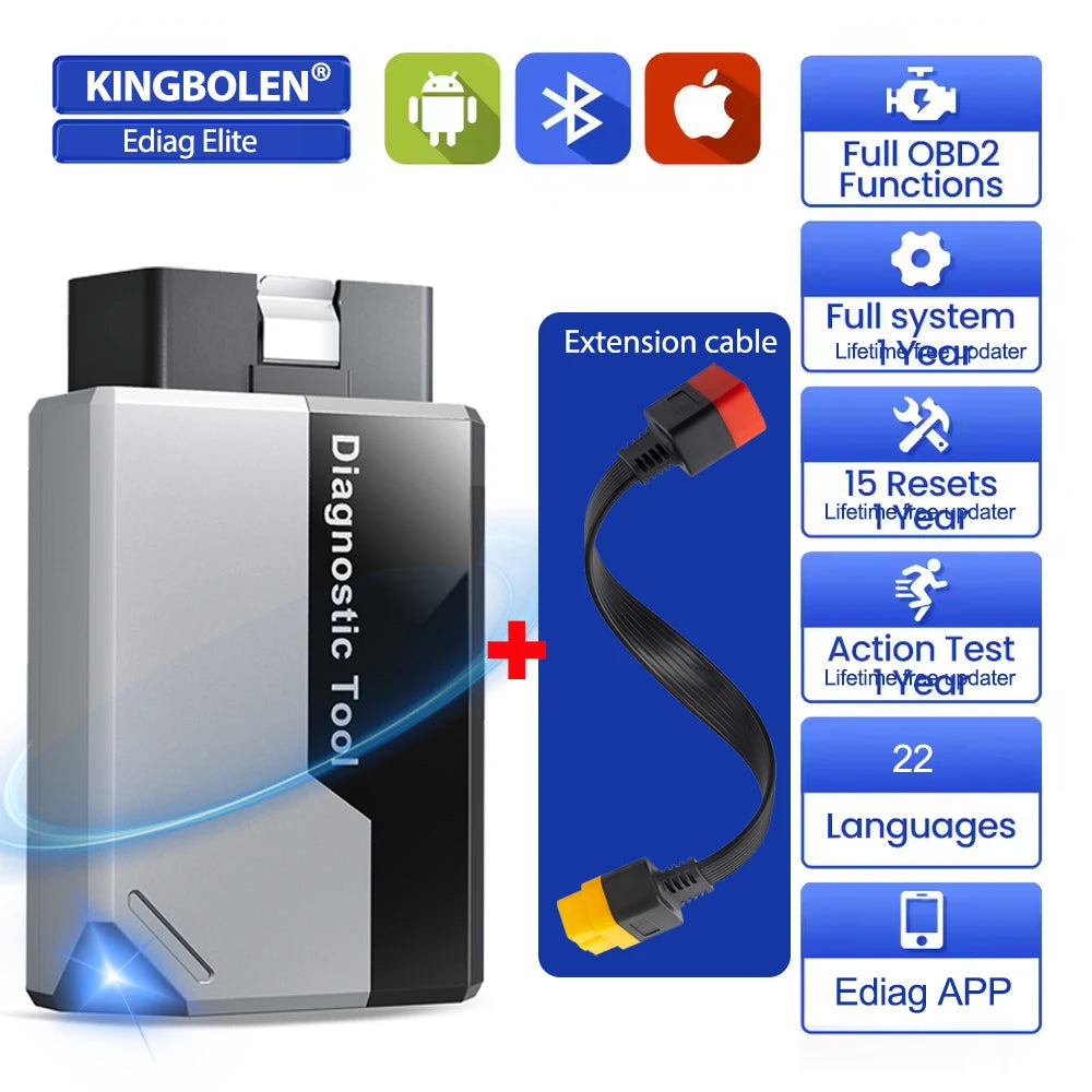 Na Kingbolen Ediag Elite Bi-Directional Scanner with Lifetime Updates