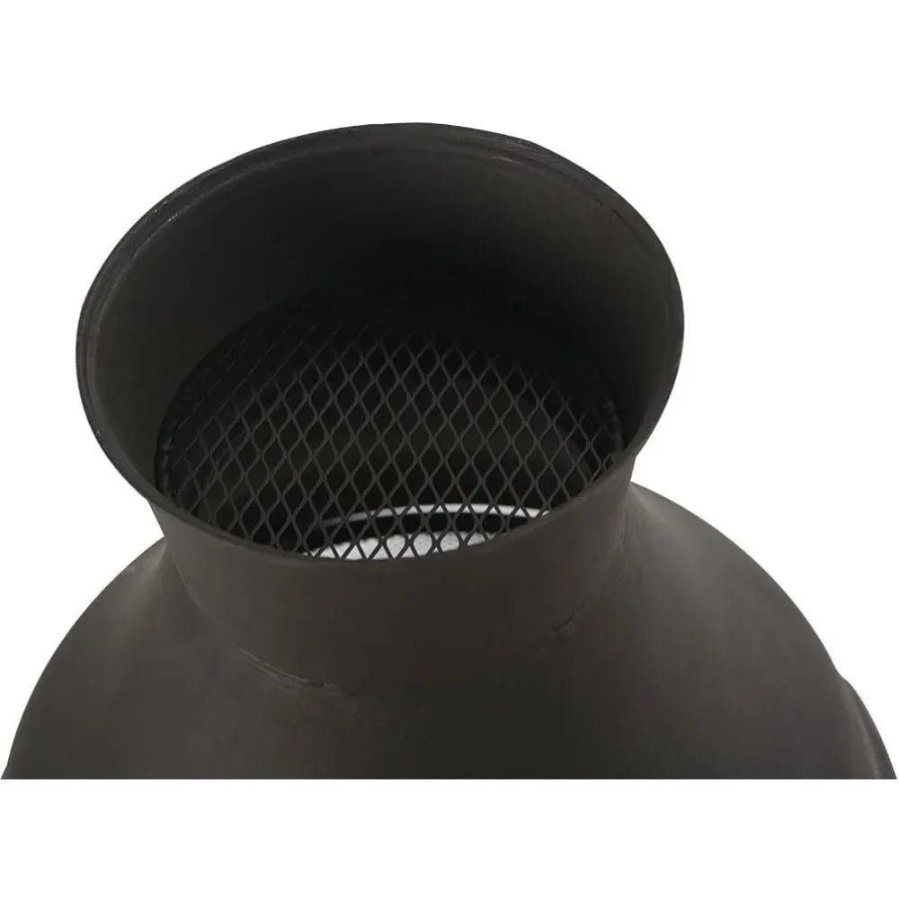 Wood Burning Chiminea Outdoor Fire Pit For Backyard Patio