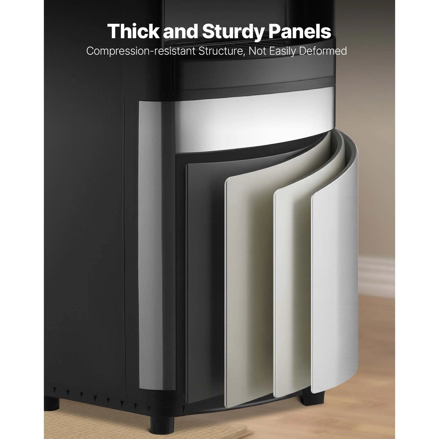 SucceBuy Top Loading Water Cooler Dispenser Hot Cold Stainless Steel