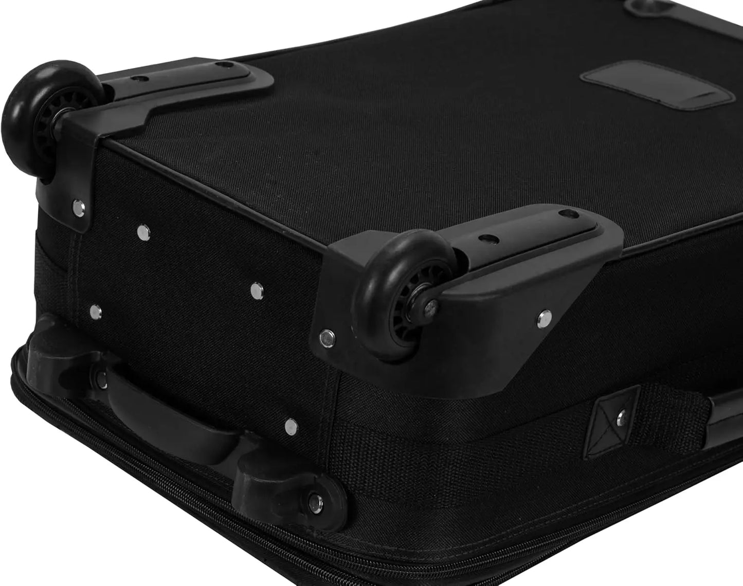 Caster Expandable Softside Upright Luggage Set with Inline Skate Wheels