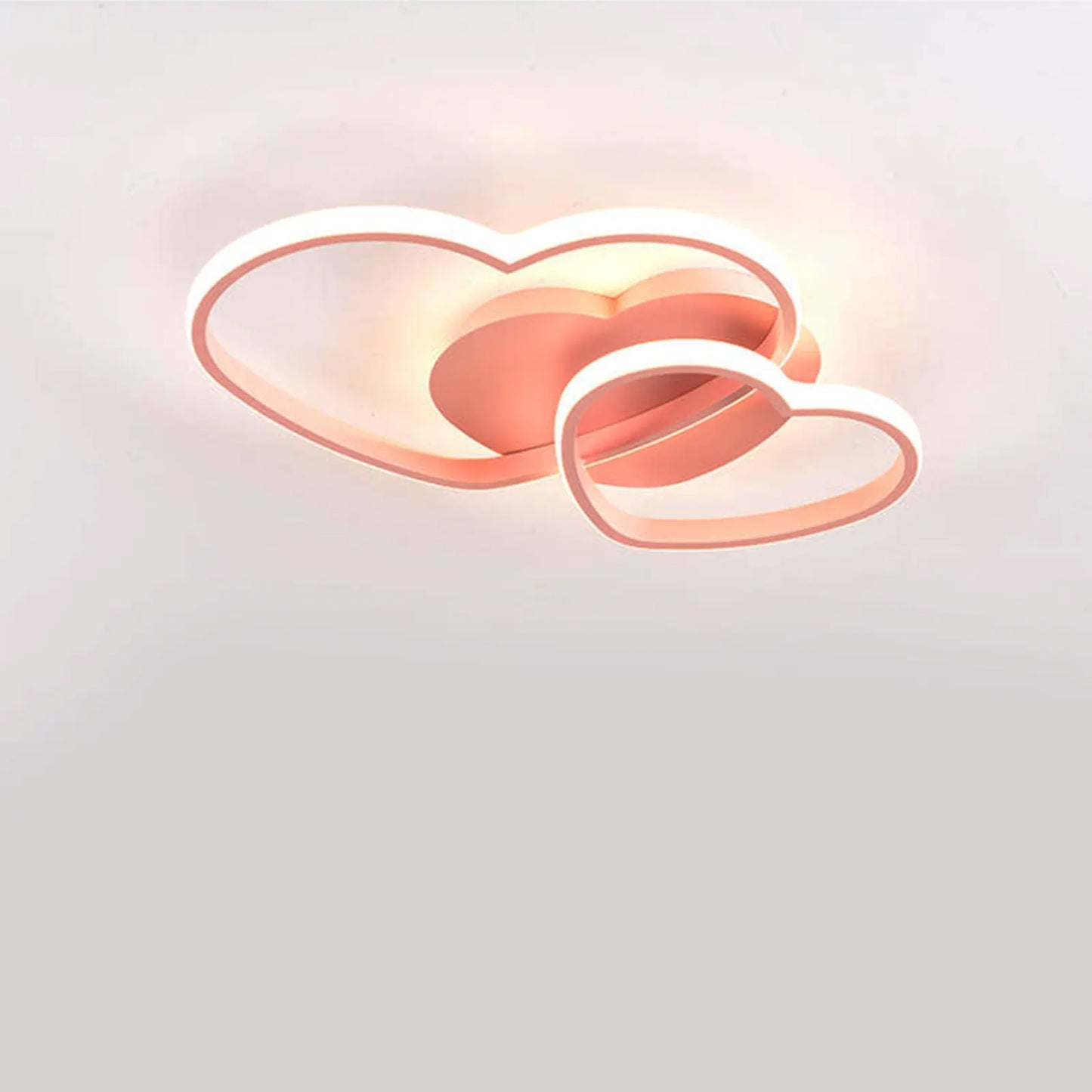 Heart Shaped Ceiling Light Modern Iron Acrylic Fixture