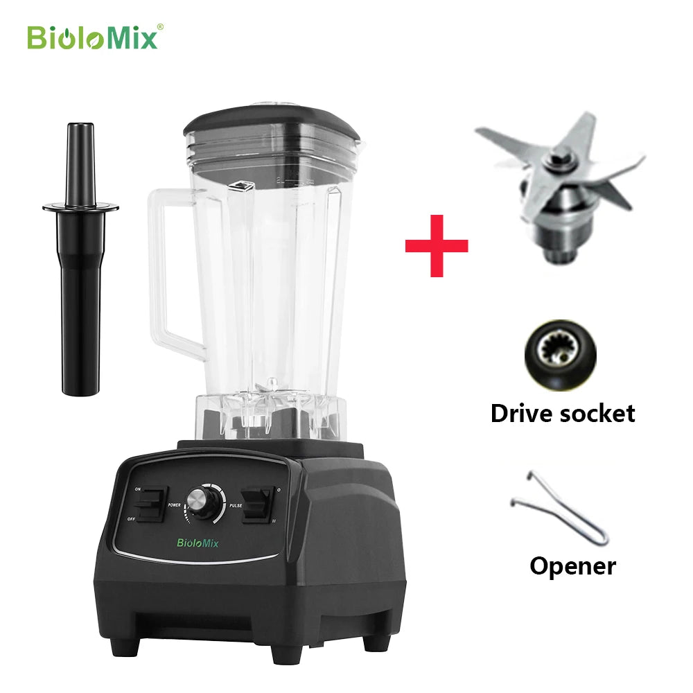 Biolomix BPA Free 3HP Blender Juicer Heavy Duty Food Processor