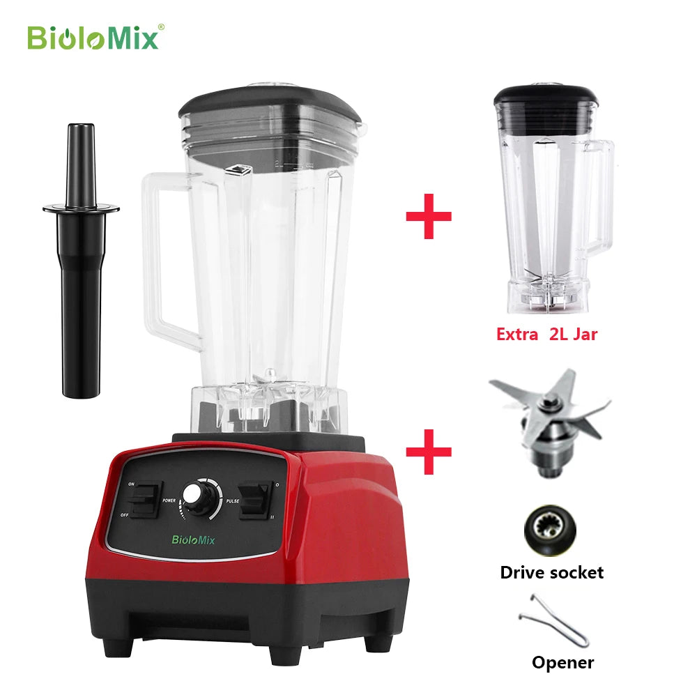 Biolomix BPA Free 3HP Blender Juicer Heavy Duty Food Processor