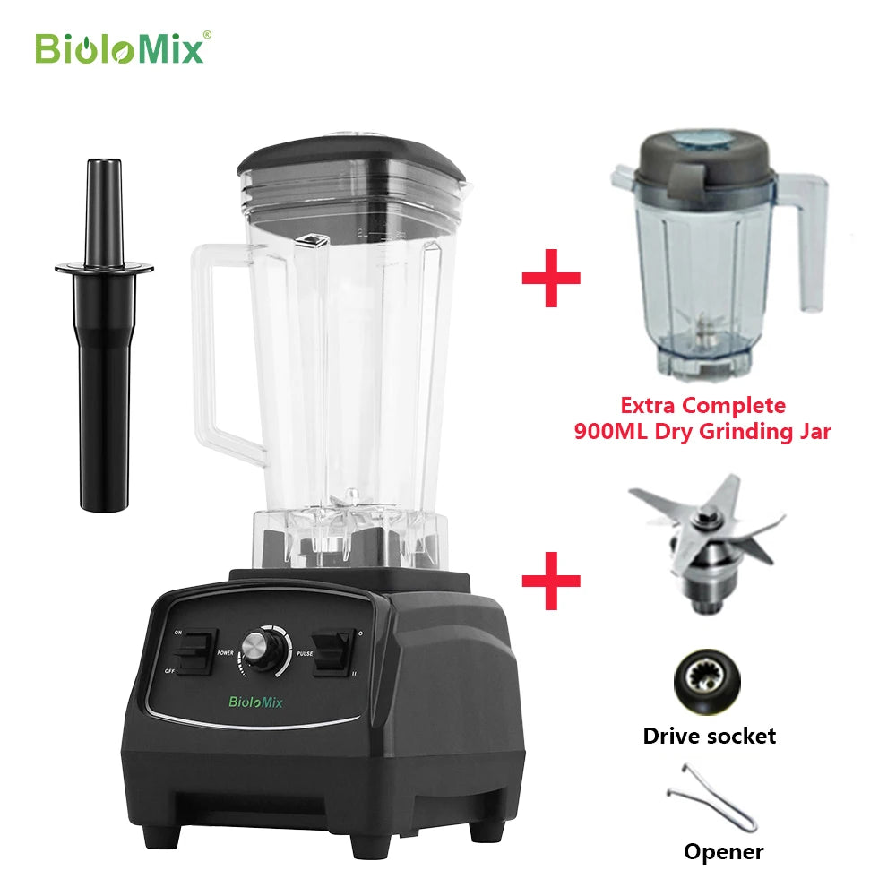 Biolomix BPA Free 3HP Blender Juicer Heavy Duty Food Processor