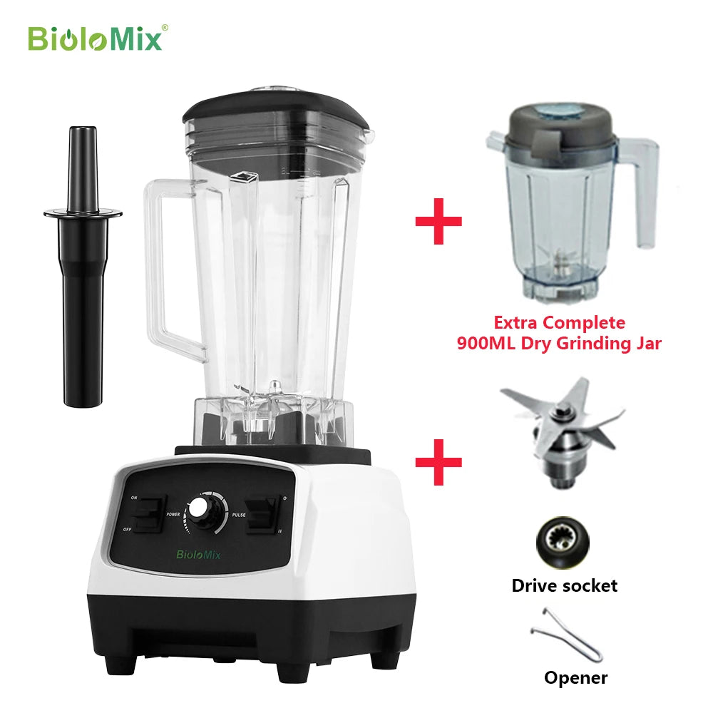 Biolomix BPA Free 3HP Blender Juicer Heavy Duty Food Processor