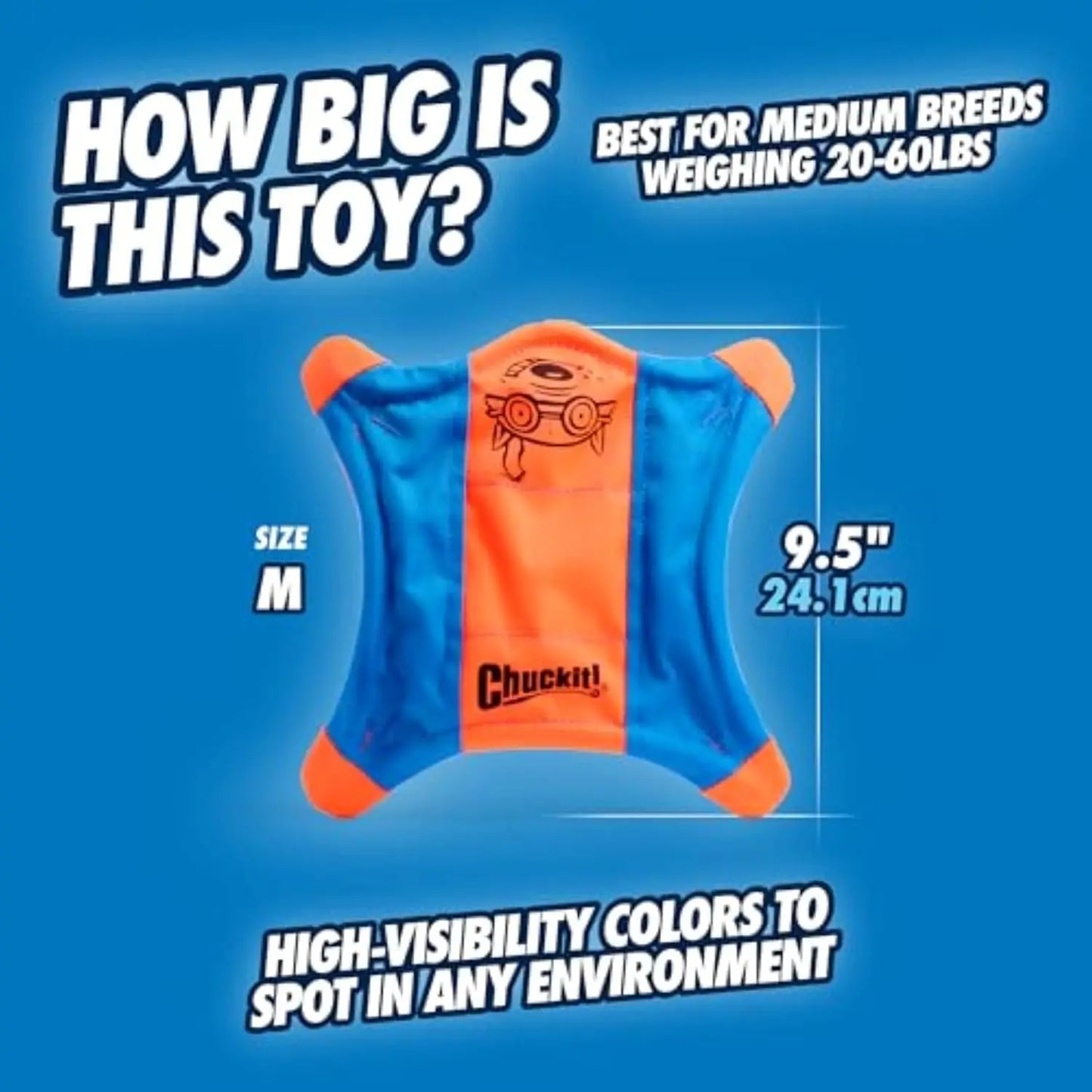 Floating Water Fetch Toy For Medium Dogs Soft Polyester Canvas