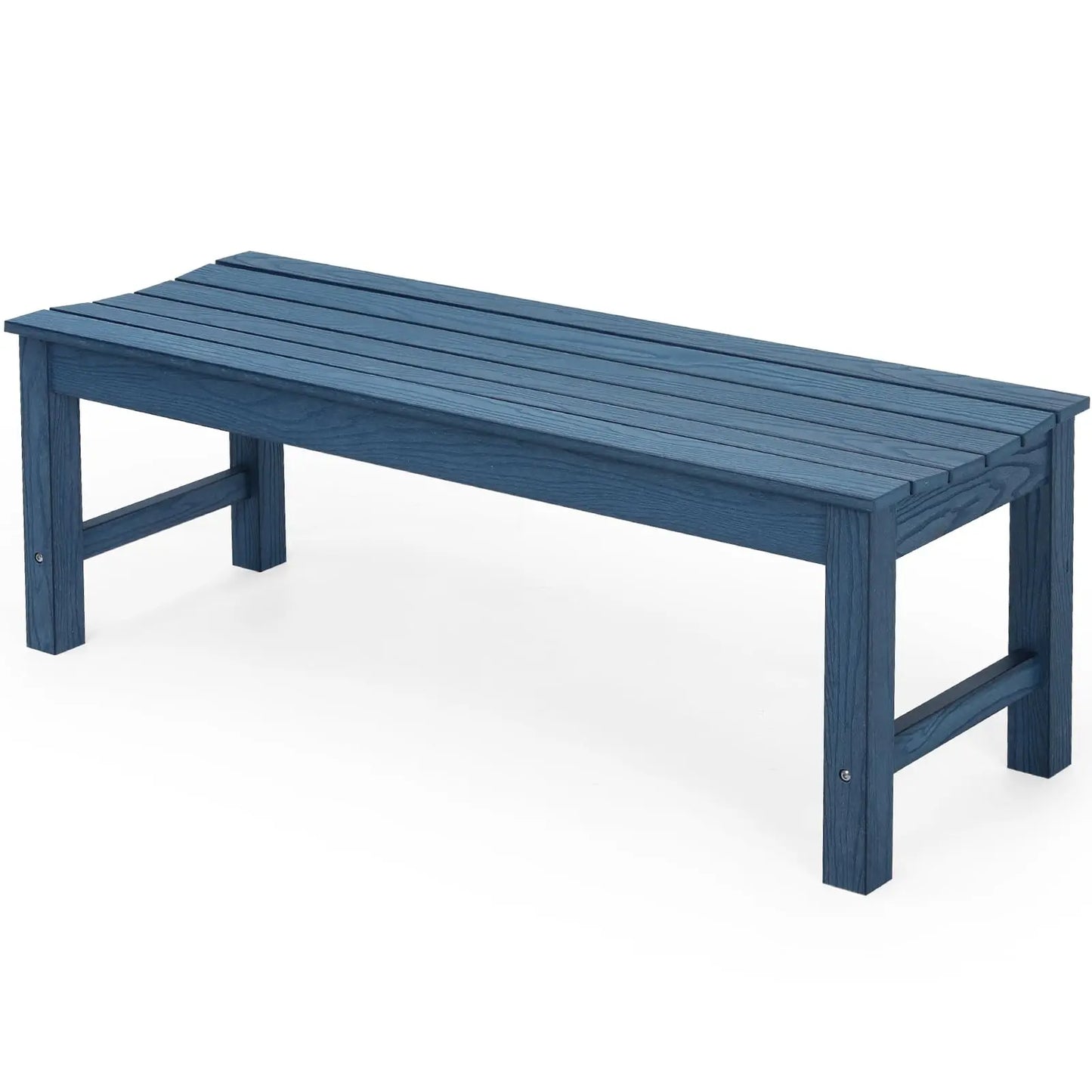 YTYIN All Weather Outdoor Bench 2 Person Poly Lumber 800lb