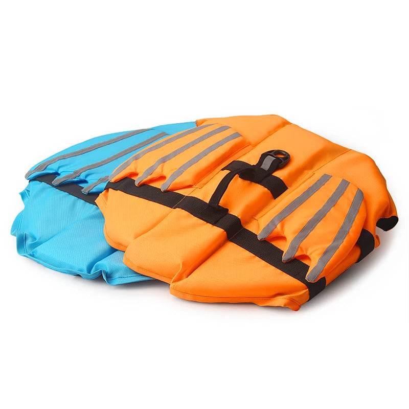 Dog Reflective Wing Life Jacket Vest for Summer Swimwear