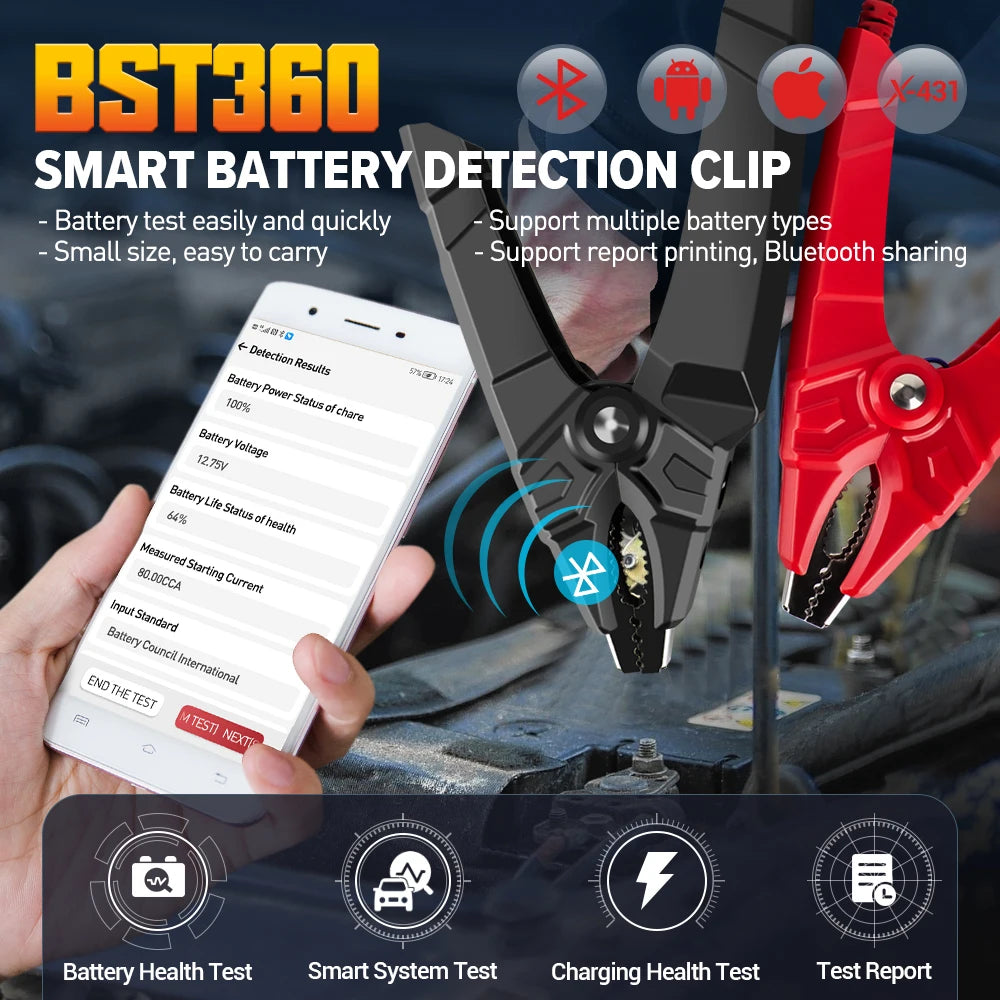 LAUNCH X431 BST-360 Bluetooth Battery Tester And Analyzer