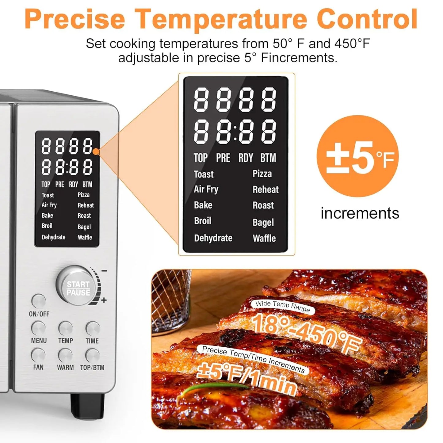 Nuwave Bravo 3 Smart Air Fryer Toaster Oven