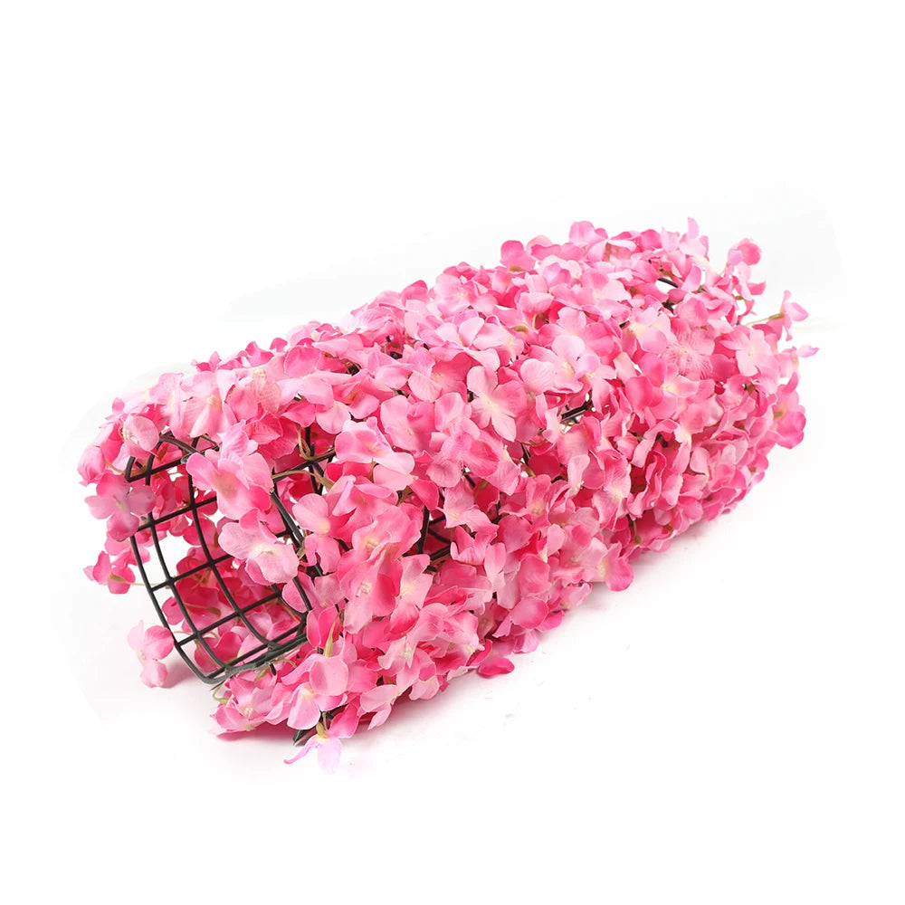 Silk Rose Flower Wall Panels For Party And Wedding Decor