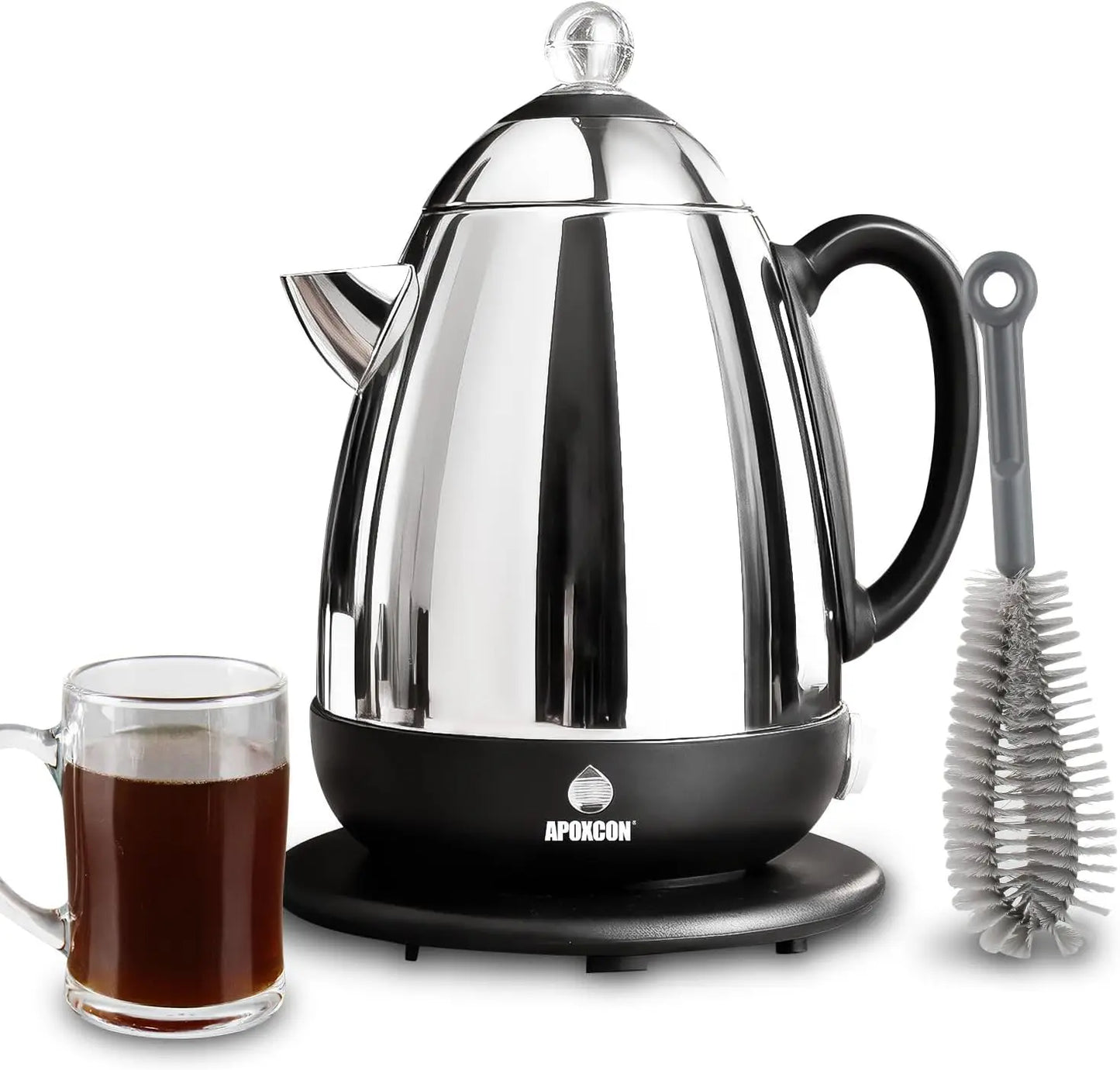 XMSJ Electric Stainless Steel Coffee Percolator With Auto Keep Warm