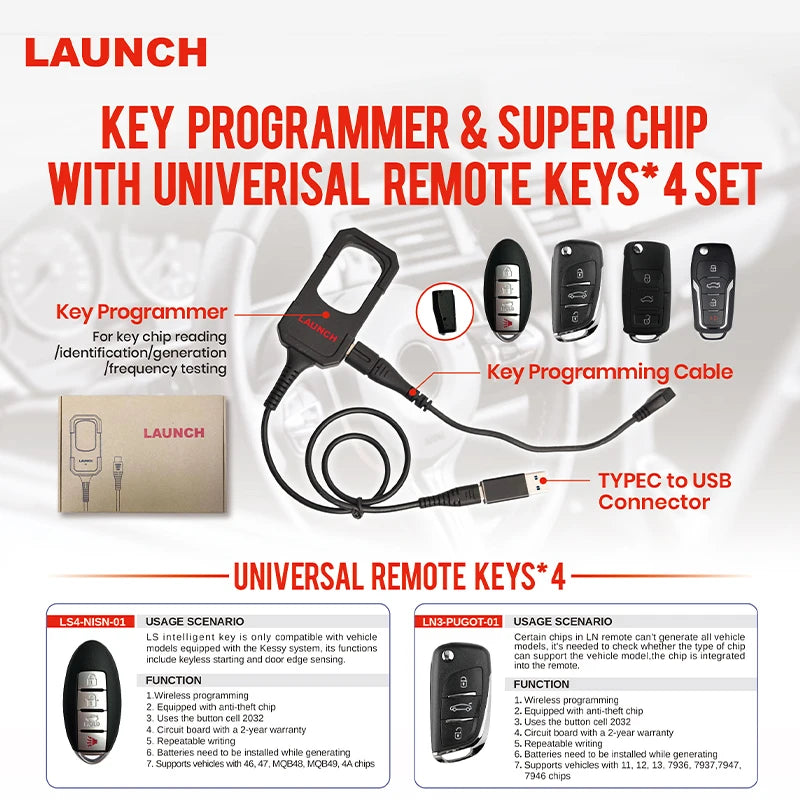 LAUNCH Car Repair Tools Kit ITPMS BST360 VSP600 Bundle