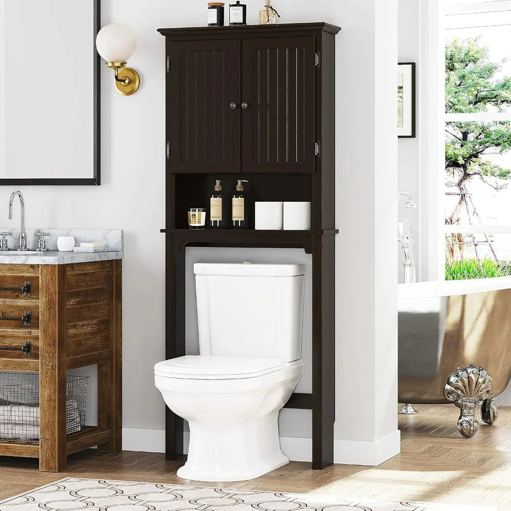 Tongyue Over The Toilet Storage Cabinet With Adjustable Shelves