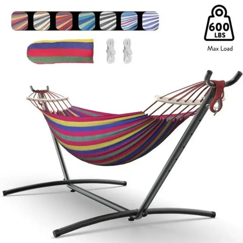 Gyroor Adjustable Stand Hammock 600 Pound Capacity With Storage Bag