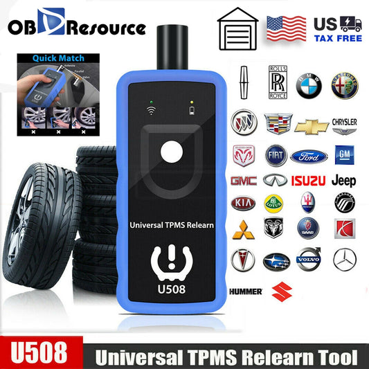 U508 TPMS Reset Tool for Universal Car Tire Pressure Relearn