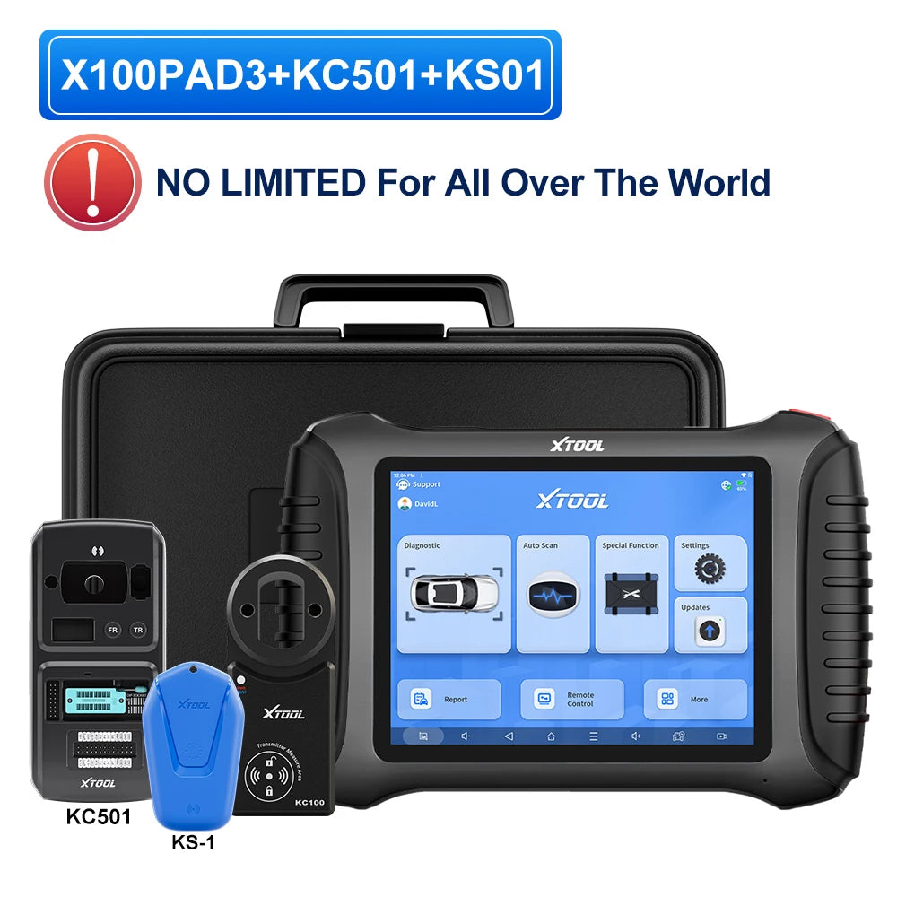 XTOOL X100 PAD3 Elite IMMO Key Programmer KC100 All Keys