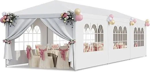 Party Tent Outdoor Canopy Gazebo Shelter With Sidewalls Heavy Duty Waterproof