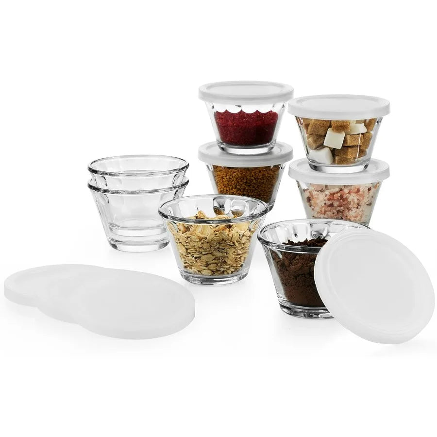 Baker’s Basics Cupcake Glass Baking Dish Set With Lids Cover