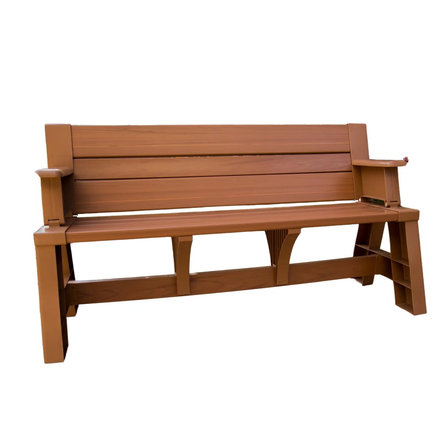 YTYIN Convert a Bench 2 In 1 Outdoor Bench and Picnic Table