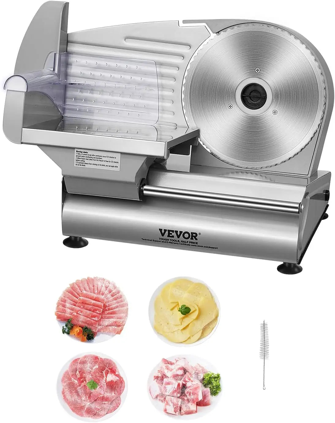 Electric Deli Food Slicer ETL Certified For Home Use