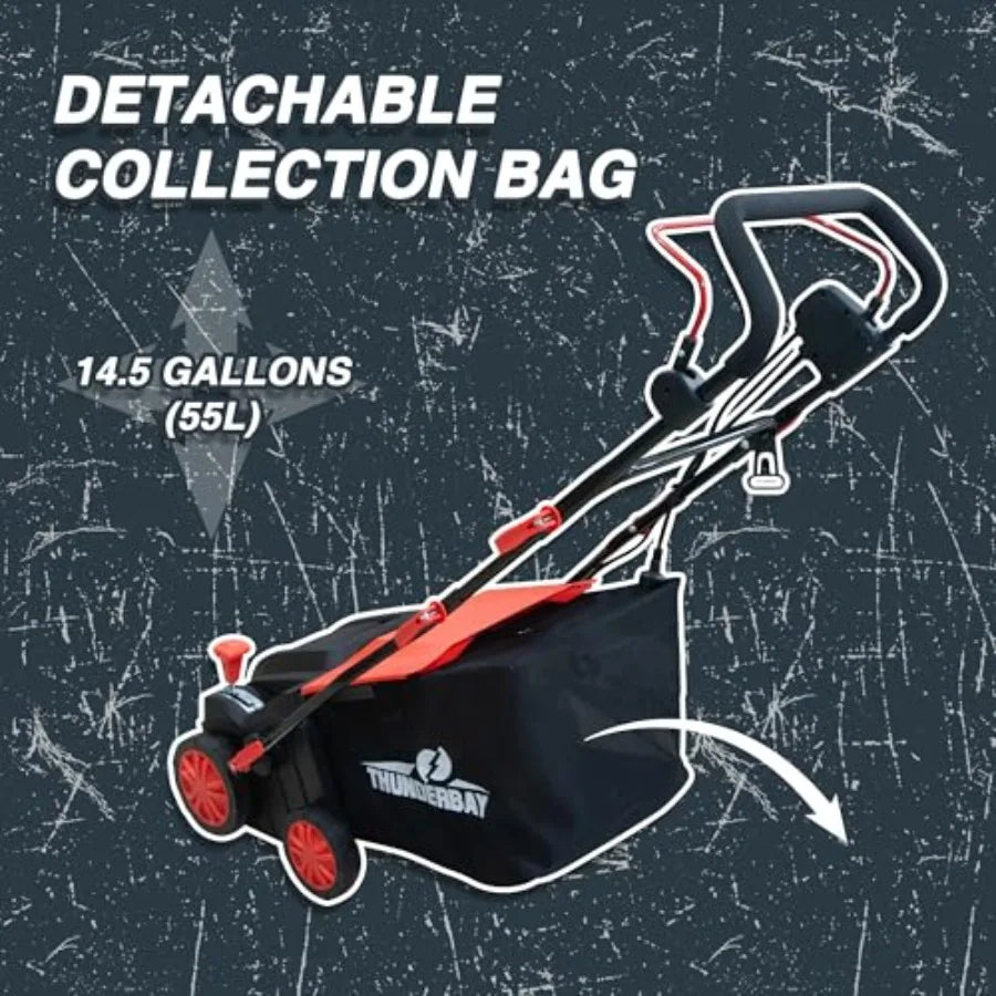 Yao Hui Huang 2-in-1 Electric Dethatcher and Scarifier Grass Bag