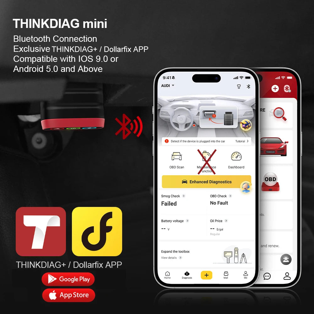 ThinkCar ThinkDiag Mini OBD2 Scanner Full OBD2 Diagnostics Tool