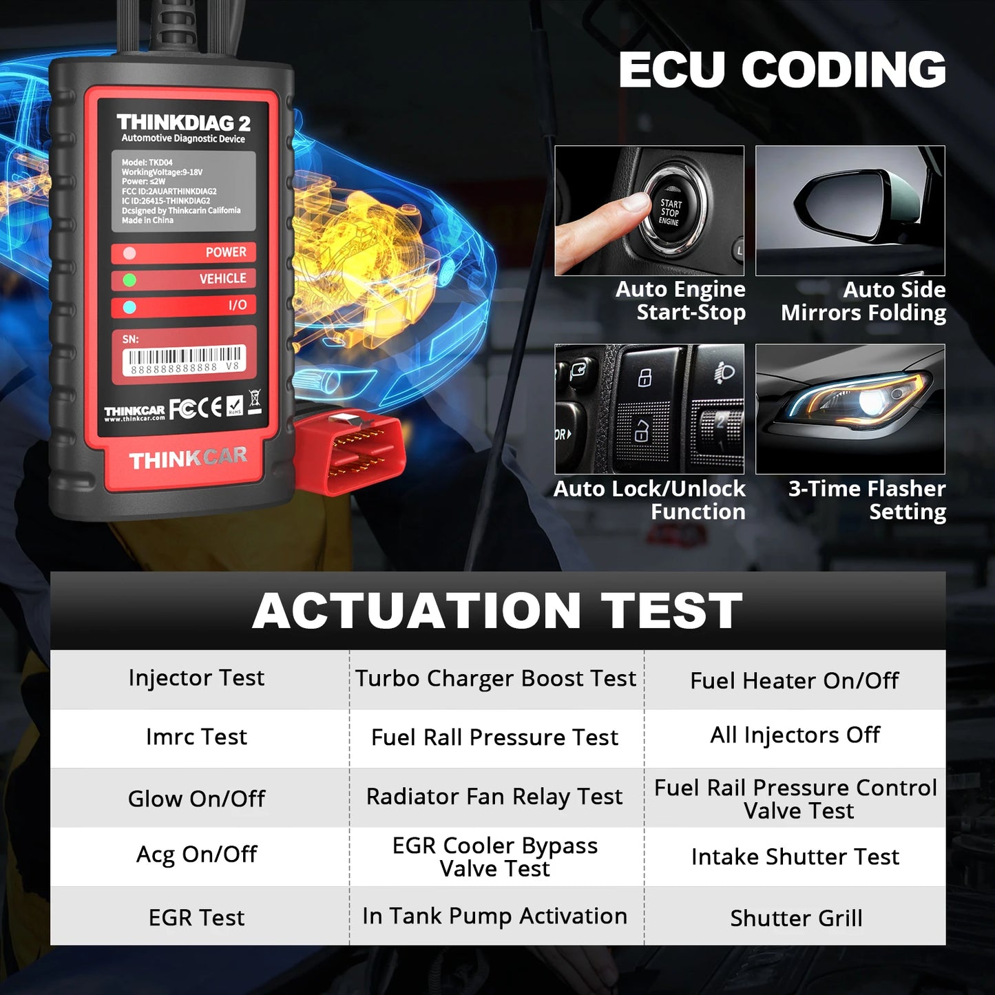 THINKCAR ThinkDiag 2 All Software Diagnostic Tool With CAN FD