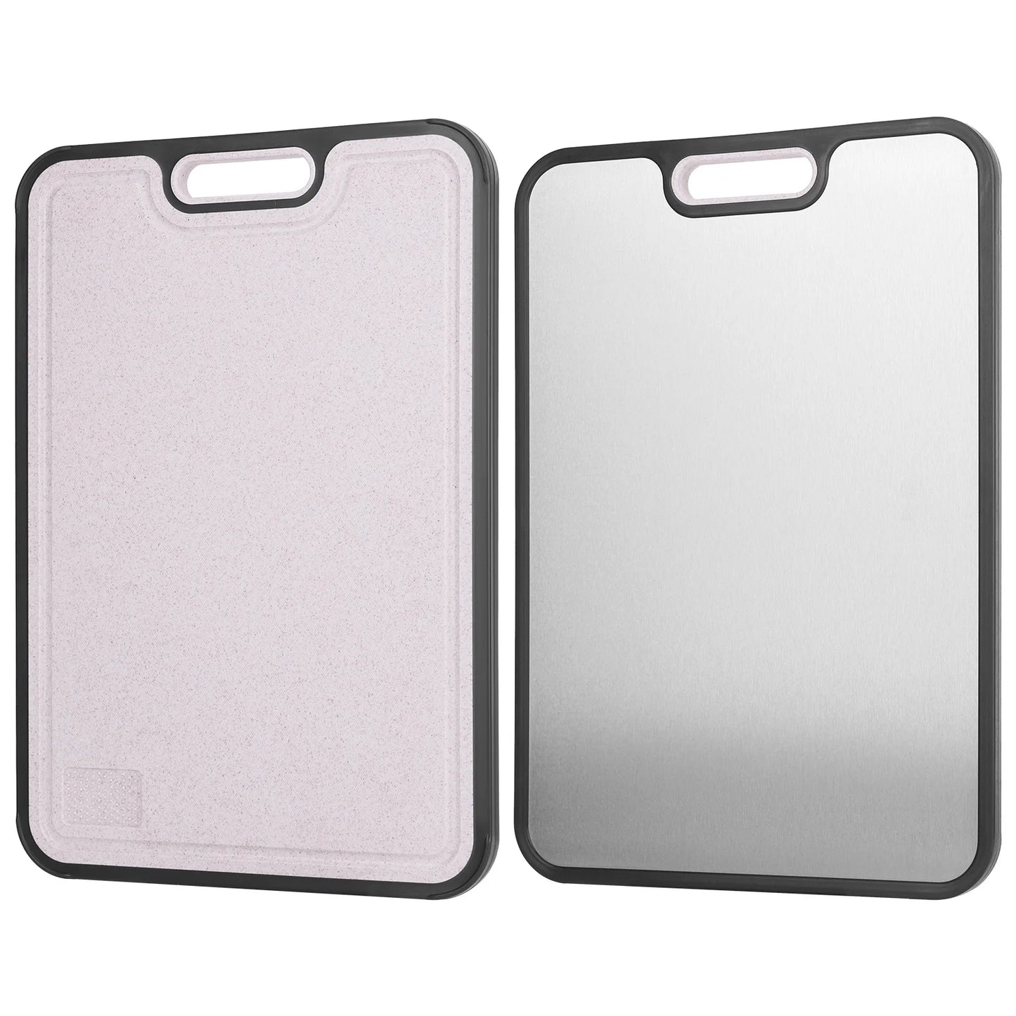 APWIKOGER Dual-Sided Titanium Cutting Board Wheat Straw PP Food Grade