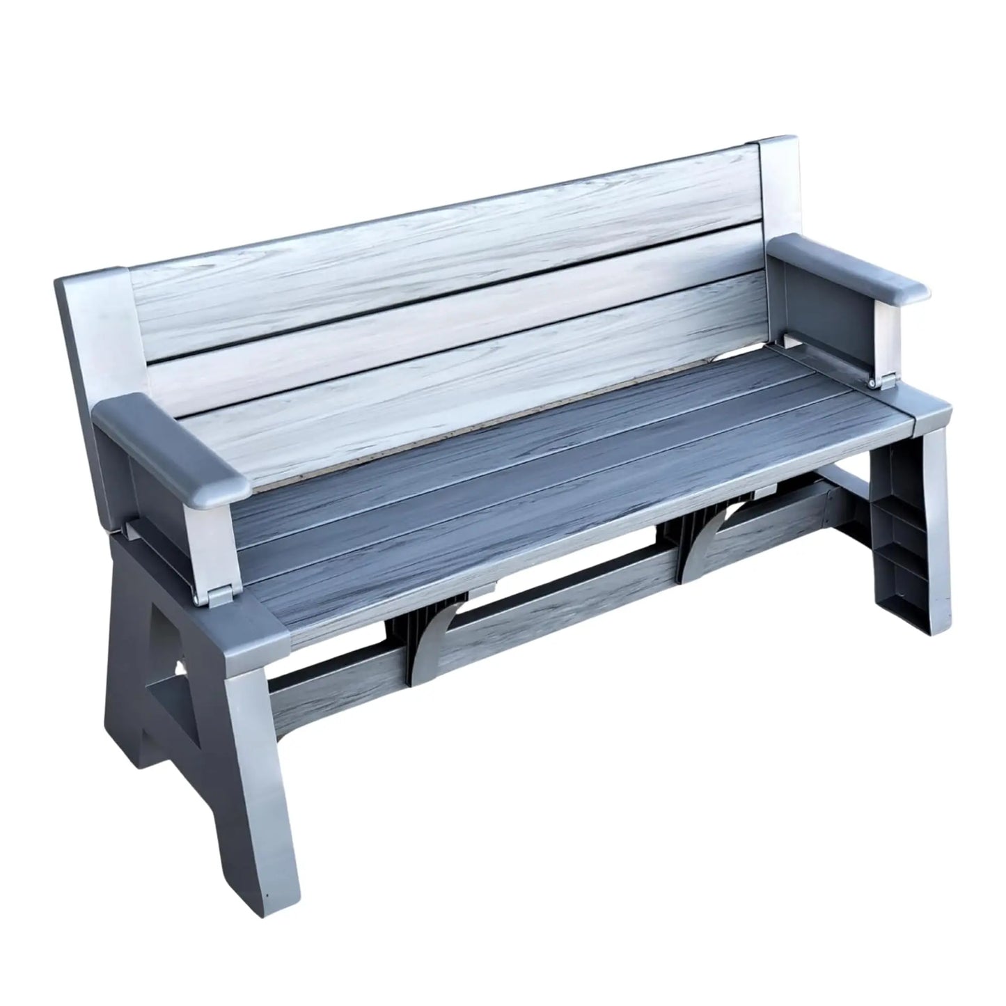 YTYIN Convert a Bench 2 In 1 Outdoor Bench and Picnic Table
