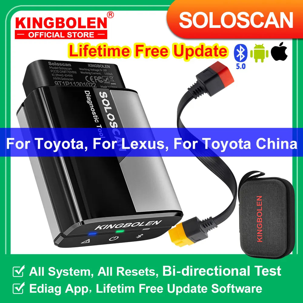 KINGBOLEN Soloscan All System ECU Coding OBD Scanner