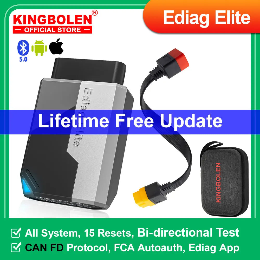 Kingbolen Ediag Elite OBD2 Car Diagnostic Tool All Systems