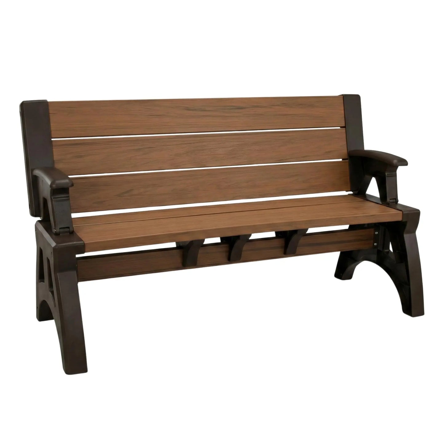 YTYIN Convert a Bench 2 In 1 Outdoor Bench and Picnic Table
