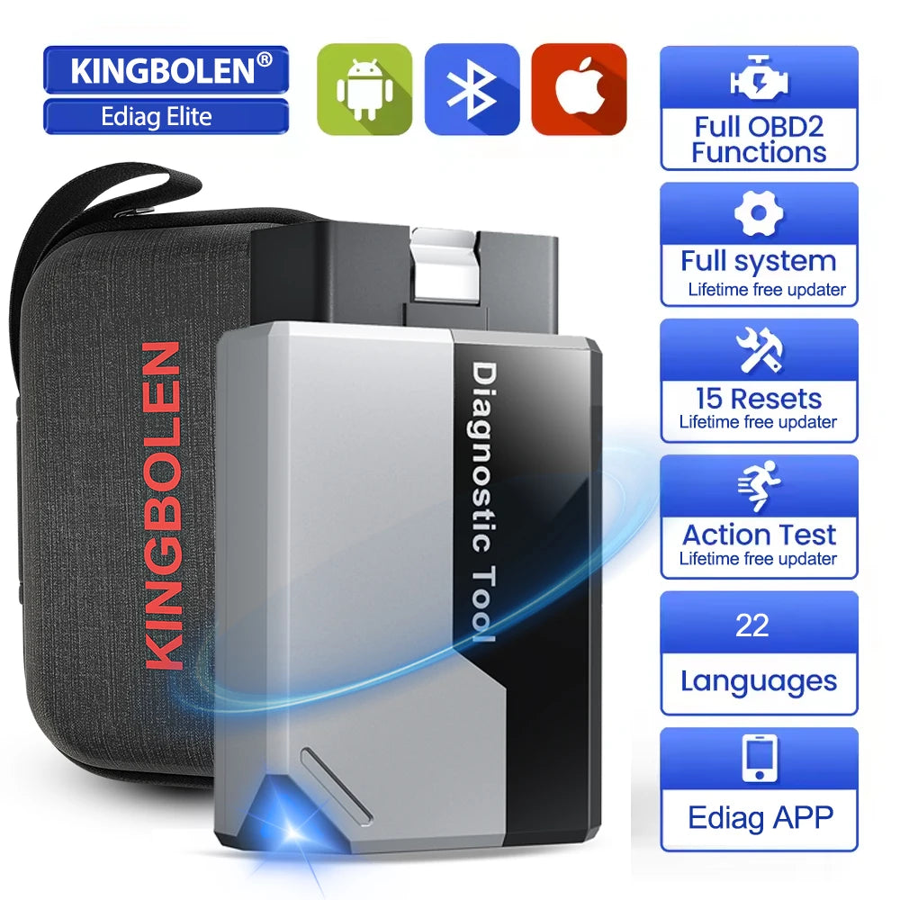Na Kingbolen Ediag Elite Bi-Directional Scanner with Lifetime Updates