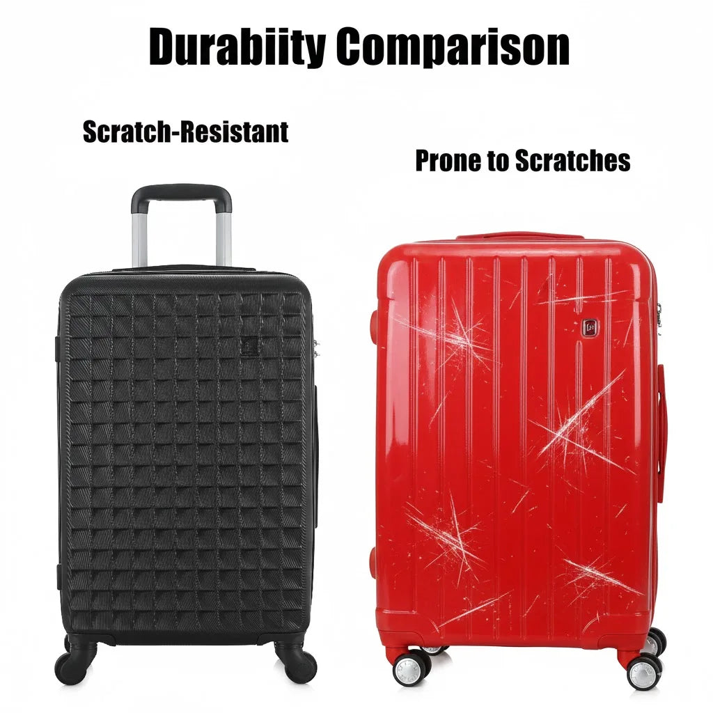 NONECN 4-Piece ABS Hardside Spinner Luggage Set With Cosmetic Bag
