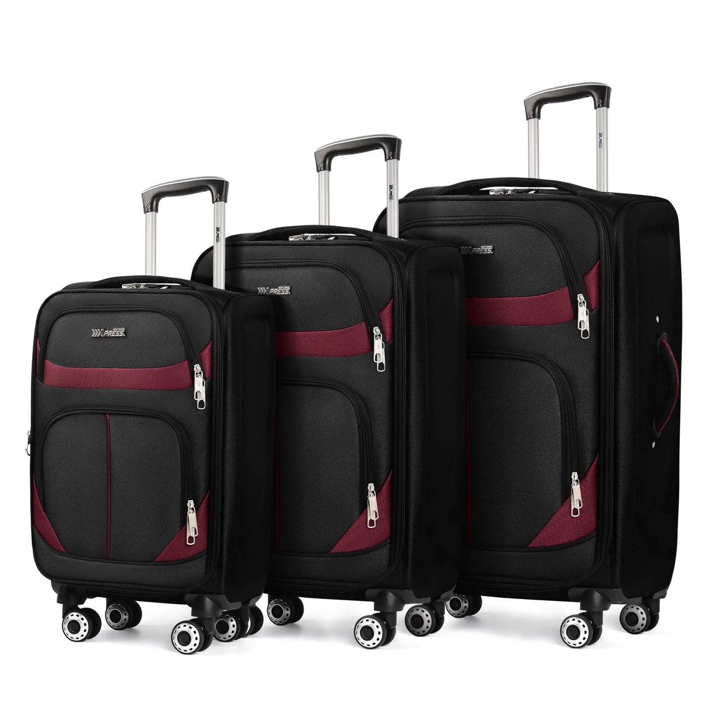 New York XPress Expandable Luggage Set 3 Piece Spinner