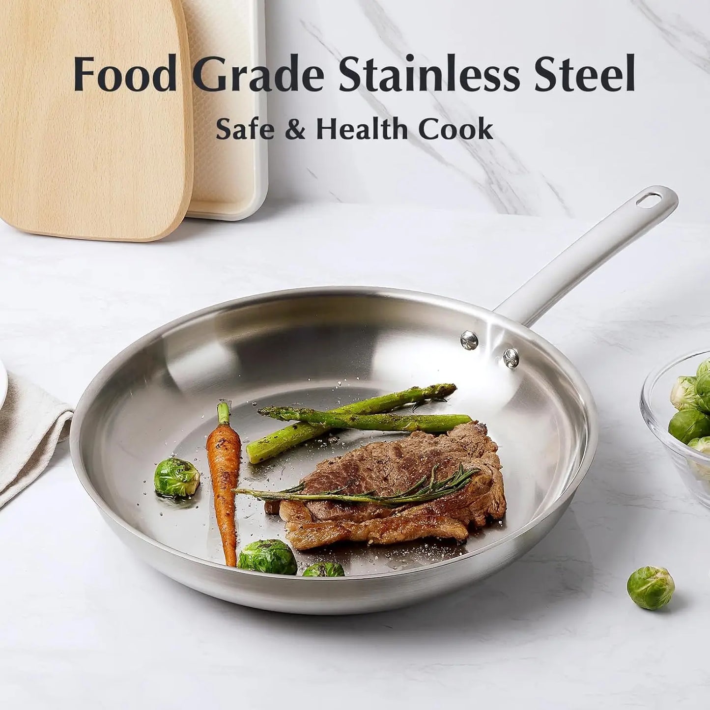 KOCH SYSTEME CS Stainless Steel Cookware Set 10pcs All Stoves