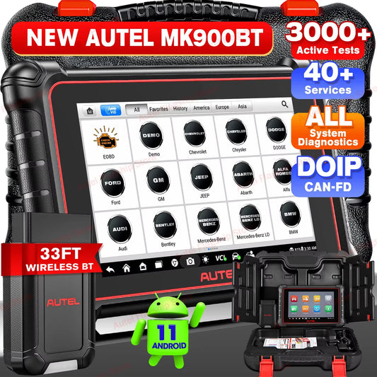 Autel MaxiCOM MK900BT Diagnostic Tool With 40 Services CAN FD