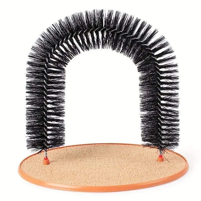 Cat Arch Grooming Toy Massage Brush And Scratching Pad