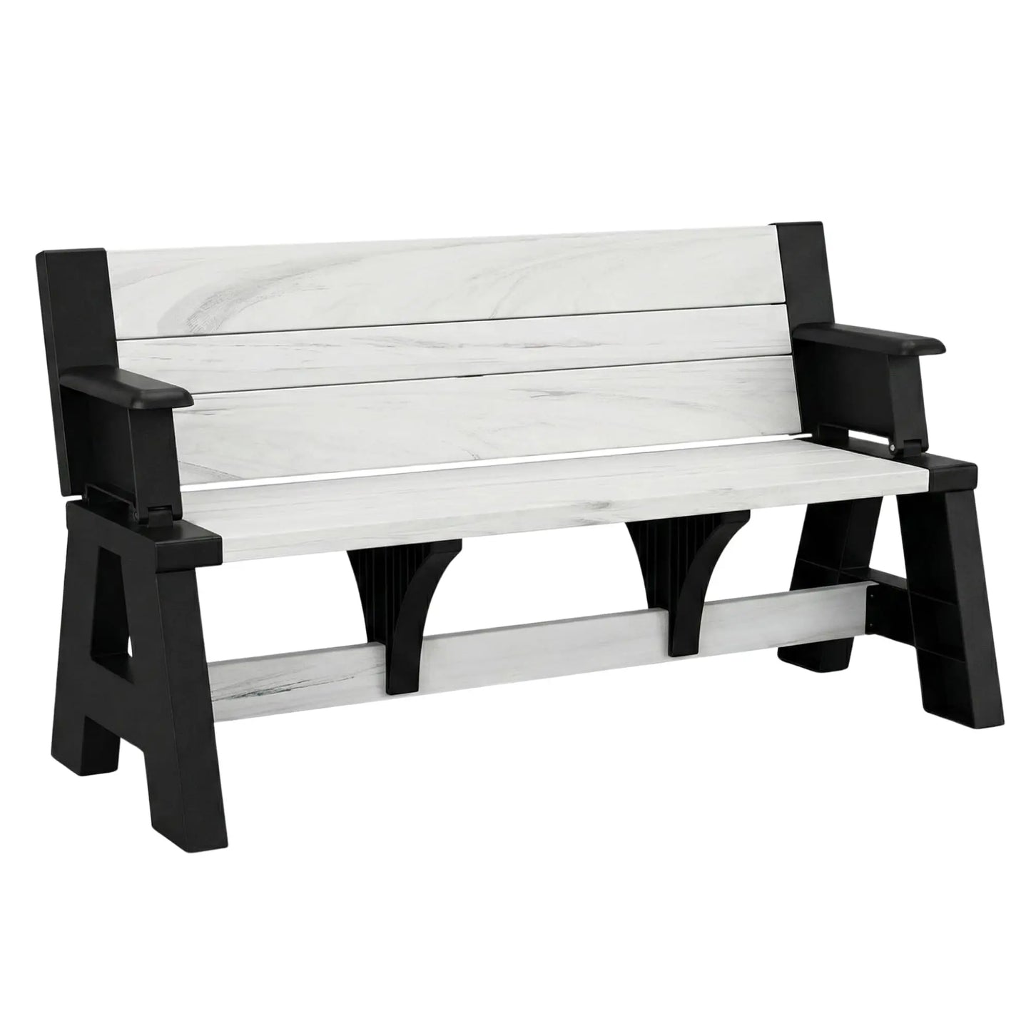 YTYIN Convert a Bench 2 In 1 Outdoor Bench and Picnic Table