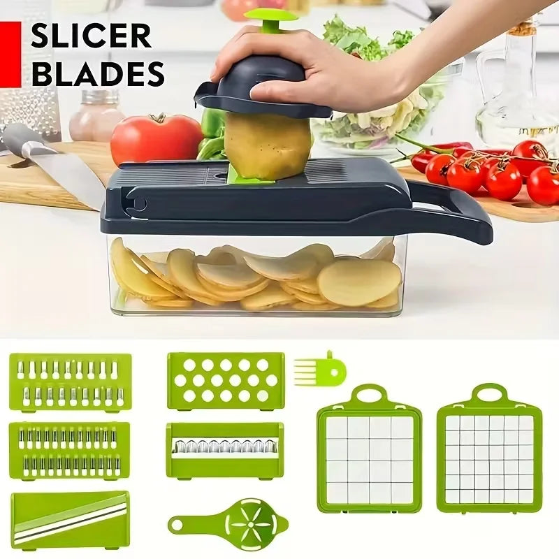 Multifunctional Vegetable Chopper Onion Grater Slicer Kitchen