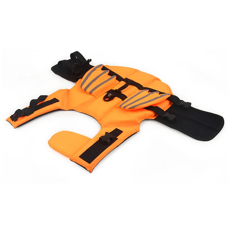 Dog Reflective Wing Life Jacket Vest for Summer Swimwear