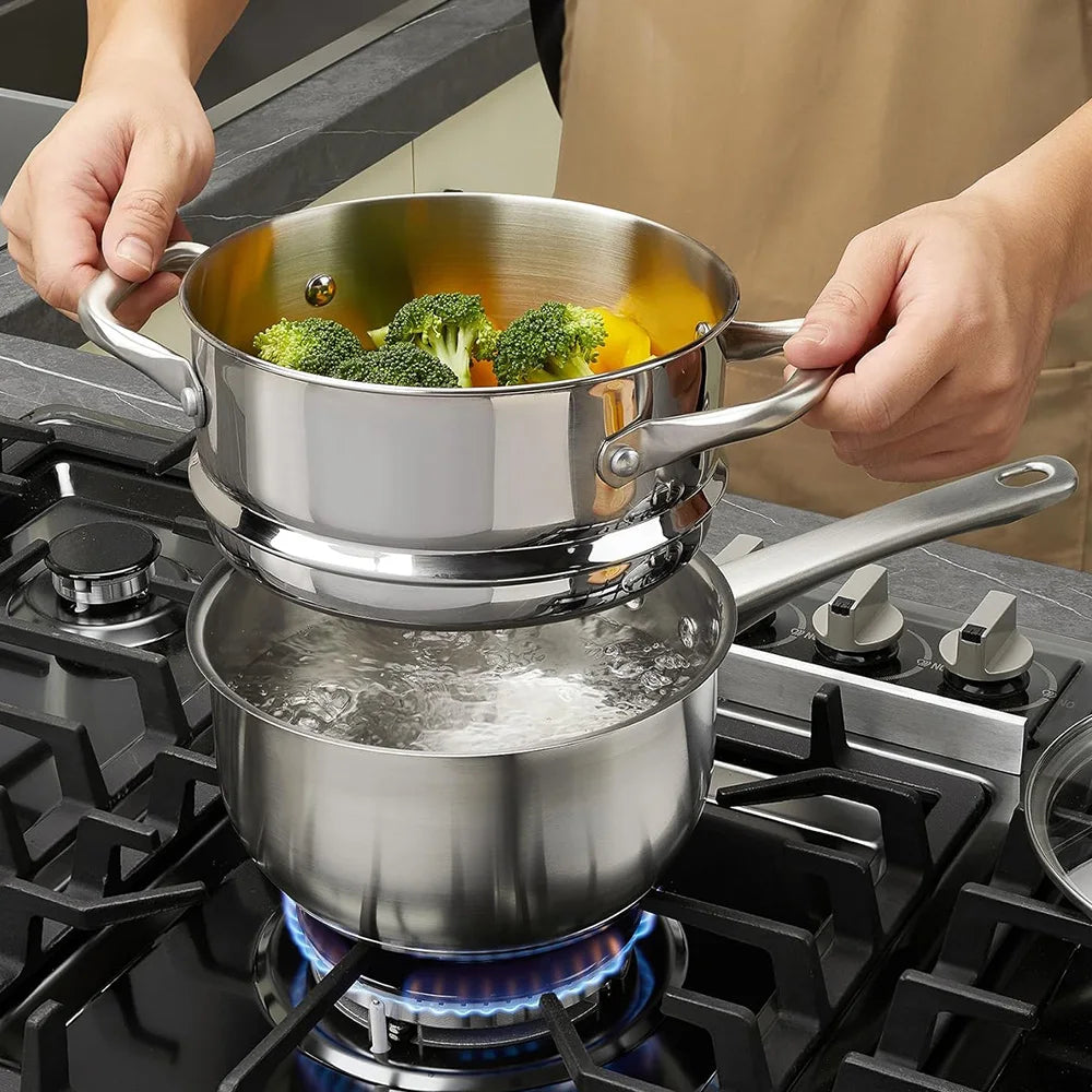 KOCH SYSTEME CS Stainless Steel Cookware Set 10pcs All Stoves