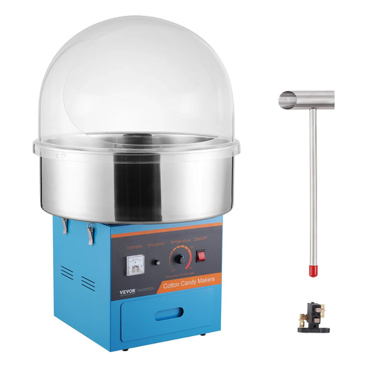 SucceBuy Commercial Electric Cotton Candy Machine With Stainless Steel Bowl