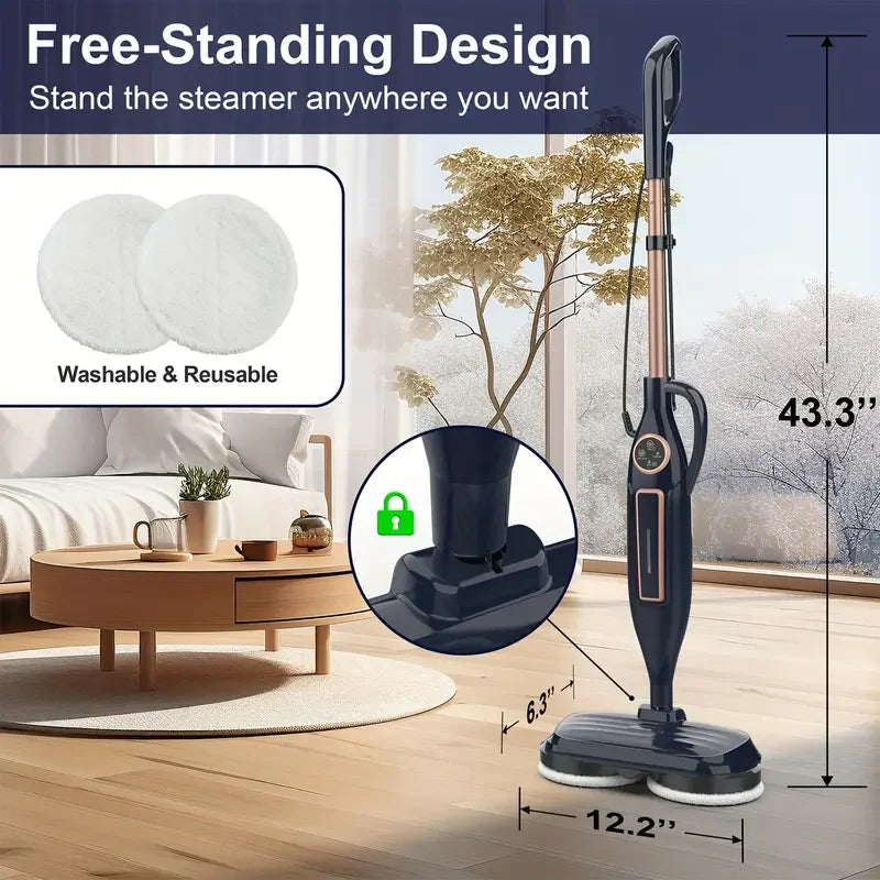 Devoac VM6 Scrubbing Steam Mop 1300W Power For Hardwood Floors