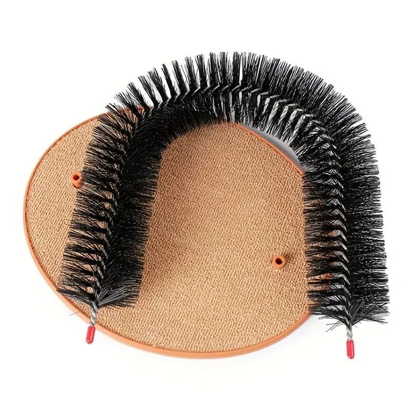 Cat Arch Grooming Toy Massage Brush And Scratching Pad
