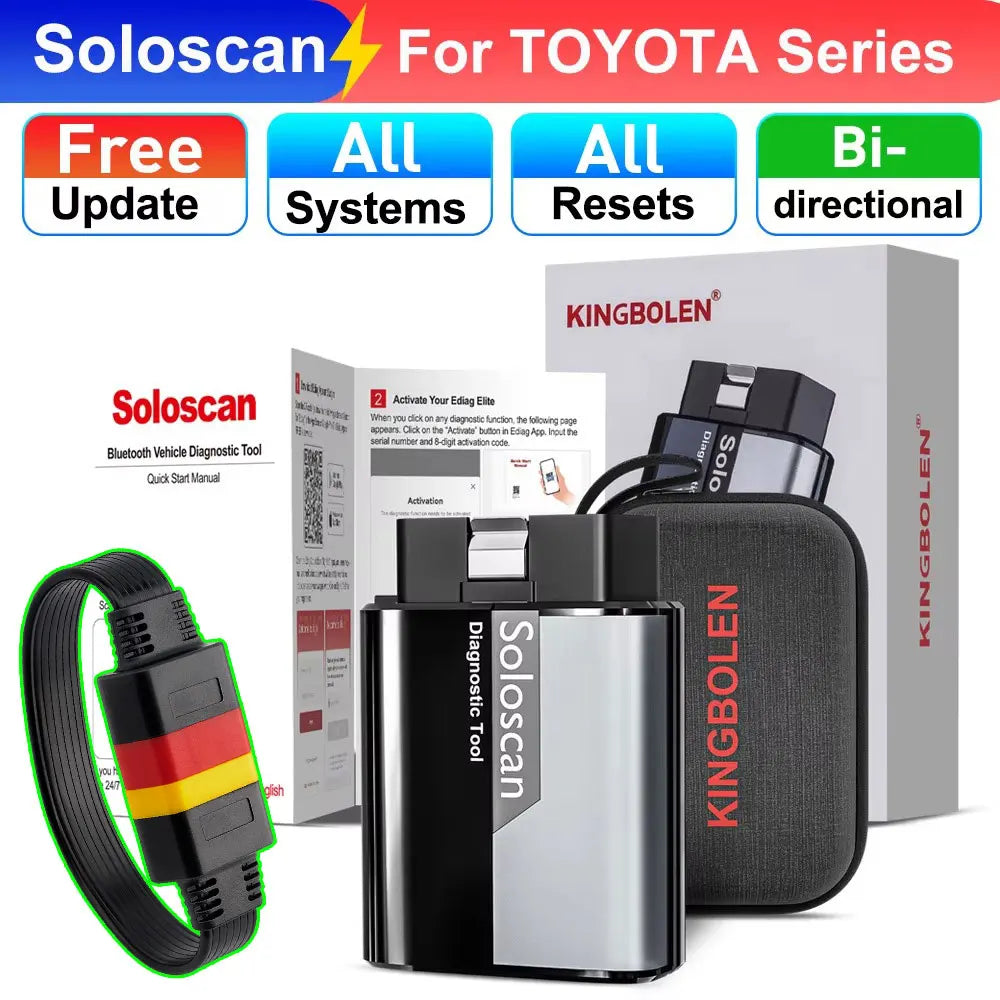 KINGBOLEN Soloscan All System ECU Coding OBD Scanner